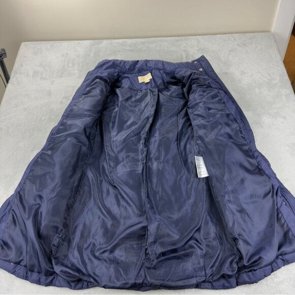 Michael Michael Kors Women's Size XS Purple Long Puffer Jacket Winter Outdoors - Picture 3 of 15